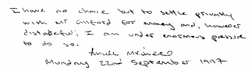 Using Handwriting For Forensic Document Examination